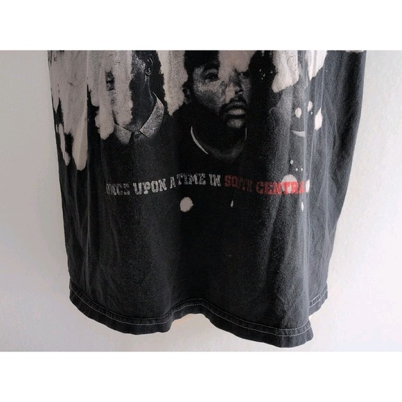 Boyz N The Hood Men's Black & White Tie Dye T-shirt Size Medium 100% Cotton - Picture 4 of 8